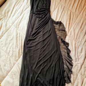 David’s Bridal Long black Dress